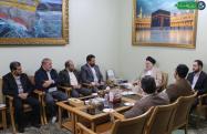 دیدار مدیریت و کارکنان دیوان محاسبات استان قم با آیت الله شهرستانی نماینده تام الاختیار حضرت آیت الله العظمی سیستانی